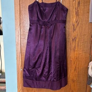 Jasmine Strapless Deep Purple Dress